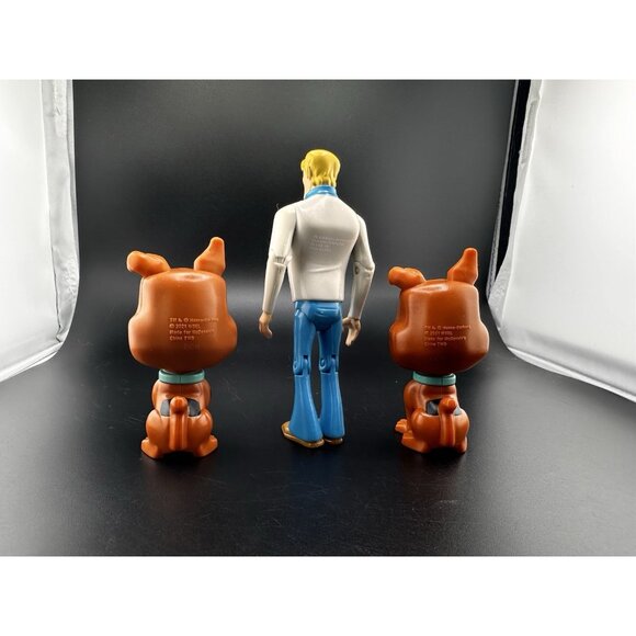 McDonald’s 2021 Happy Meal Toys Scooby Doo Bobble Heads Fred Action Figure Lot - Picture 6 of 16